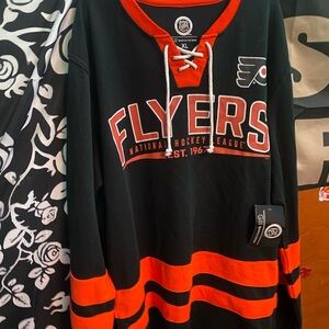 NHL Black and Orange Team Jersey